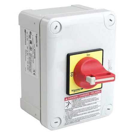 Square D VC2GUN - Disconnect Switch, 3 P, Three Phase, NEMA 12, Indoor, Rotary Handle, PBT
