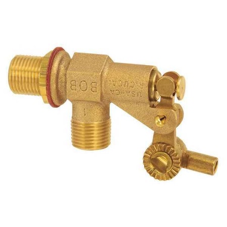 Bob R700L-3/4 - Float Valve,3/4 in.,Bulkhead,MNPT