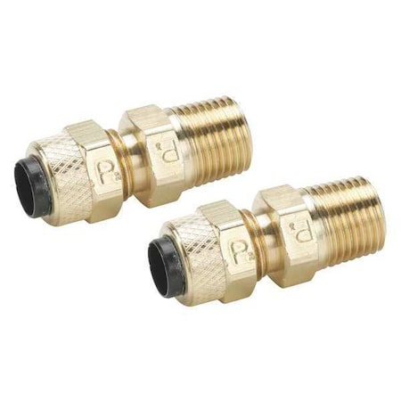 Zurn PH6000-HY1 - Compression Fitting,1/8 in. Size,Brass