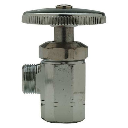 Zurn Z8808-XL-PC - Water Supply Stop,Brass,1/4-Turn,1/2"
