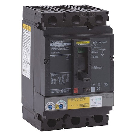Square D HJL36150M74 - Molded Case Circuit Breaker, POWERPACT H Series, 150 A, 3 Pole, 600 V AC, 100k A at 240 VAC