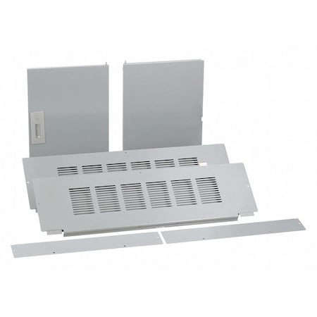 Square D HCW50TSD - Trim front, I-Line Panelboard, HCP, surface mount, 4 pcs, w/door, 42in W x 50in H