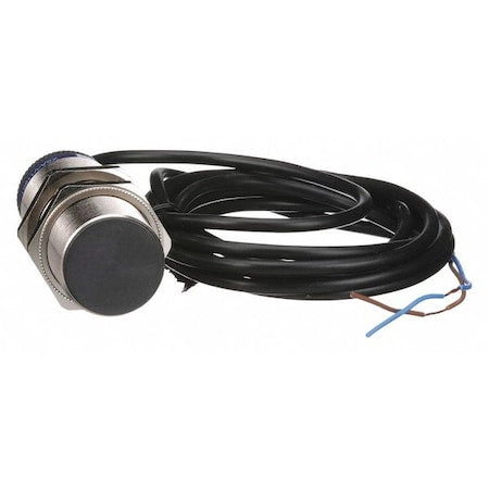Telemecanique Sensors XSAV11801 - Cylindrical, Inductive Proximity Sensor, 30 mm Dia., Brass, 2 m, Bare Wire, 2 Wires, Unshielded