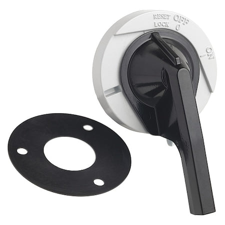 Square D 9421LH8 - Circuit breaker accessory, handle assembly, rotary, 8 inch, NEMA 1/3 R/12, for legacy circuit breakers, painted black