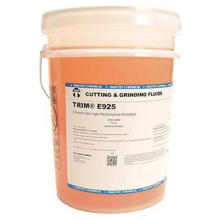 Trim E925-5G - Cutting Fluid, E925, Soluble Oil, 5 gal, Pail, Yellow to Amber
