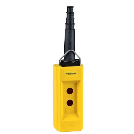 Schneider Electric XACB02 - Pendant Enclosure, 22mm, 2 Holes, Yellow