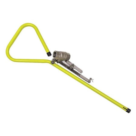 Speakman SE-911-PR - Ball Valve with Pull Rod, Stay Open, 1 in NPT Female, Yellow