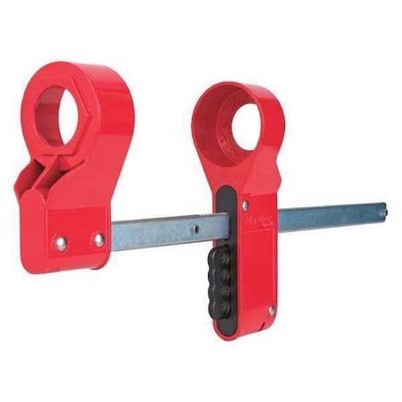 Master Lock S3923 - Blind Flange Lockout,3-1/2 to 12 in Pipe