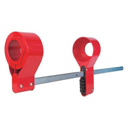 Master Lock S3924 - Blind Flange Lockout,14 to 24 in Pipe Sz