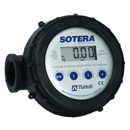 Sotera 825X700 - Flowmeter,100 PSI,20 GPM,1 in.