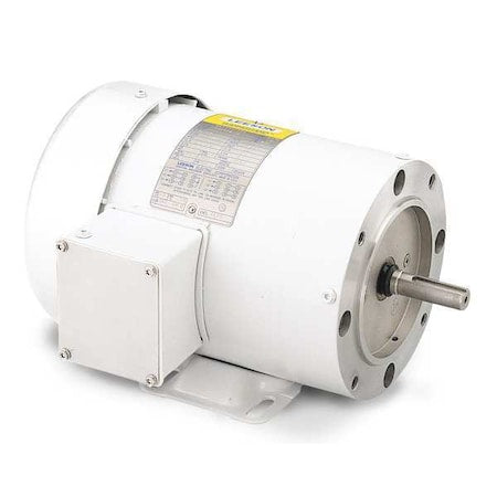 Leeson 119476.00 - Washdown Motor,1 HP,Face/Base,60 Hz,CWSE