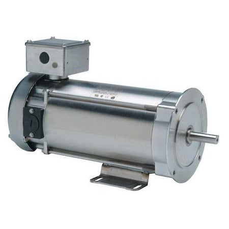 Leeson 109065.00 - DC Washdown Motor,1/4 HP,11-13/16 in. L