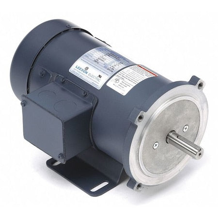 Leeson 098000.00 - DC Permanent Magnet Motor, 1/2 HP, 1,750 Nameplate RPM, 56 C Frame, Face/Base Mounting, 90 V DC