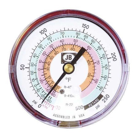 Jb Industries M2-825L - Gauge,Red LED,For R-22, R-404 A, R-410 A