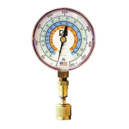 Jb Industries QC-G856 - Test Gauge,Red,For R-22, R-134 A, R-404 A