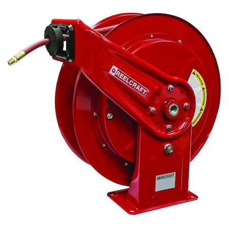 Reelcraft HD78050 OLP - Spring Return Hose Reel, 1/2 in Hose Diameter, 50 ft Length, 300 psi Max. Pressure, Red
