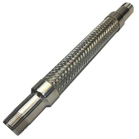 04PL-CA11-0180-11D-11D - Flexible Metal Hose Assembly,1/4"I.D.18"