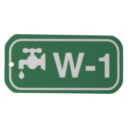 Brady 105684 - Lockout Tag, None/ No Header, Polypropylene, 3 in Width, 1 1/2 in Height, Write On Surface: No