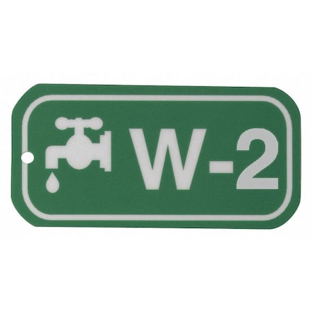 Brady 105645 - Lockout Tag, None/ No Header, Polypropylene, 3 in Width, 1 1/2 in Height, Write On Surface: No ,5 PK