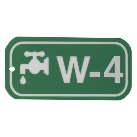 Brady 105647 - Lockout Tag, None/ No Header, Polypropylene, 3 in Width, 1 1/2 in Height, Write On Surface: No ,5 PK