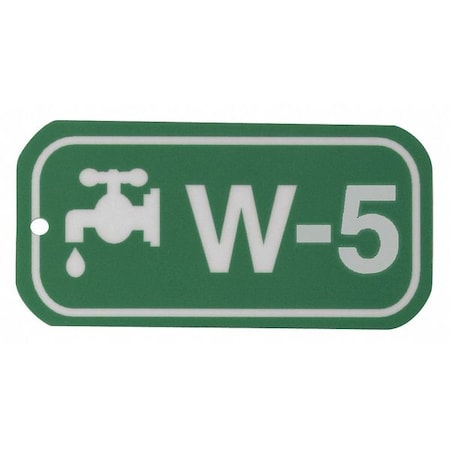 Brady 105648 - Lockout Tag, None/ No Header, Polypropylene, 3 in Width, 1 1/2 in Height, Write On Surface: No ,5 PK