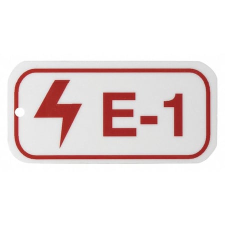 Brady 105639 - Lockout Tag, None/ No Header, Polypropylene, 3 in Width, 1 1/2 in Height, Write On Surface: No ,5 PK