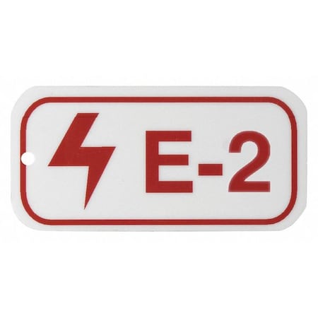Brady 105640 - Lockout Tag, None/ No Header, Polypropylene, 3 in Width, 1 1/2 in Height, Write On Surface: No ,5 PK