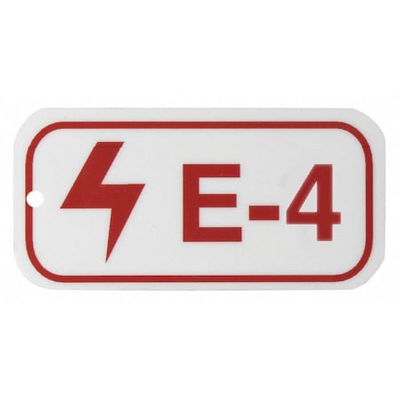 Brady 105642 - Lockout Tag, None/ No Header, Polypropylene, 3 in Width, 1 1/2 in Height, Write On Surface: No ,5 PK