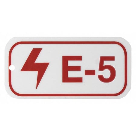 Brady 105683 - Lockout Tag, None/ No Header, Polypropylene, 3 in Width, 1 1/2 in Height, Write On Surface: No