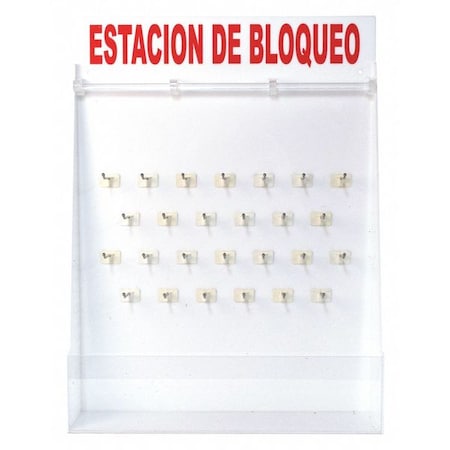 Brady 121509 - Lockout Board,26" H x 19-1/2" W
