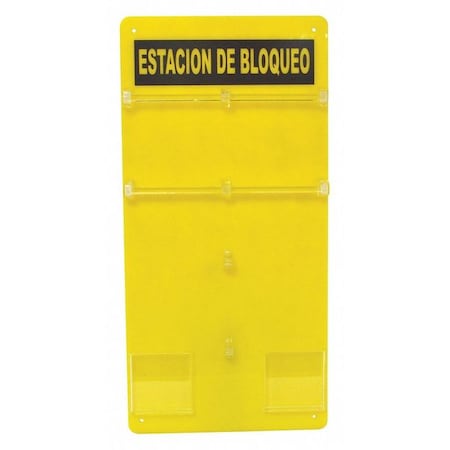 Brady 121506 - Padlock Station,23-1/2" H x 11-1/2" W