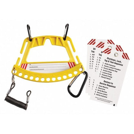 Brady 148865 - Lockout Station,5-1/4" H x 7-3/4" W