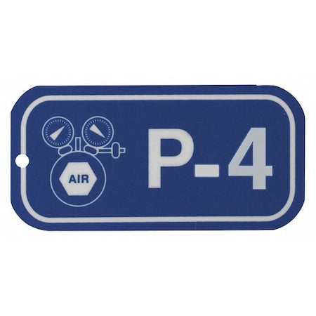 Brady 105657 - Lockout Tag, None/ No Header, Polypropylene, 3 in Width, 1 1/2 in Height, Write On Surface: No ,5 PK