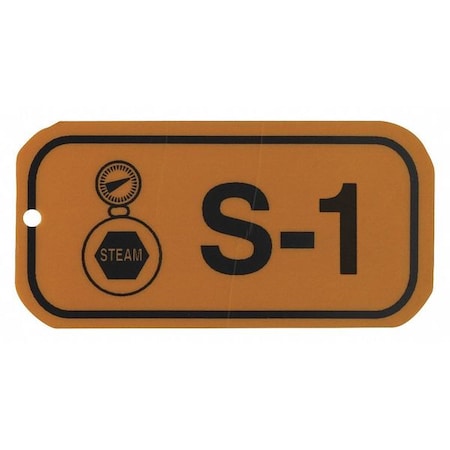Brady 105699 - Lockout Tag, None/ No Header, Polypropylene, 3 in Width, 1 1/2 in Height, Write On Surface: No