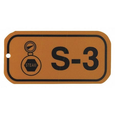 Brady 105661 - Lockout Tag, None/ No Header, Polypropylene, 3 in Width, 1 1/2 in Height, Write On Surface: No ,5 PK