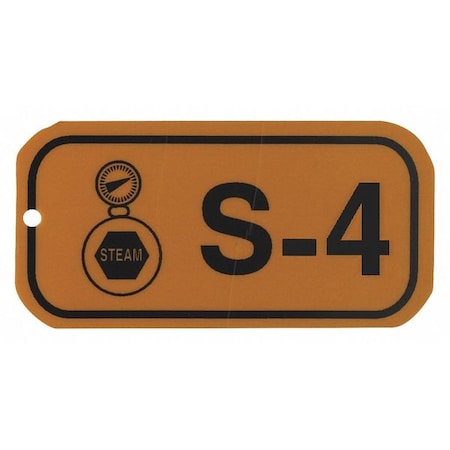 Brady 105662 - Lockout Tag, None/ No Header, Polypropylene, 3 in Width, 1 1/2 in Height, Write On Surface: No ,5 PK