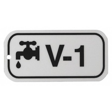 Brady 105664 - Lockout Tag, None/ No Header, Polypropylene, 3 in Width, 1 1/2 in Height, Write On Surface: No ,5 PK