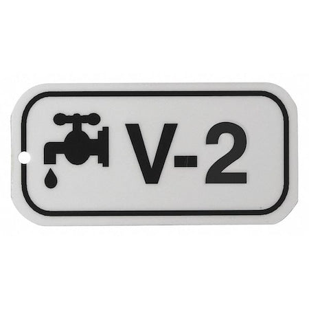Brady 105705 - Lockout Tag, None/ No Header, Polypropylene, 3 in Width, 1 1/2 in Height, Write On Surface: No