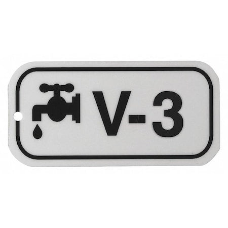 Brady 105706 - Lockout Tag, None/ No Header, Polypropylene, 3 in Width, 1 1/2 in Height, Write On Surface: No