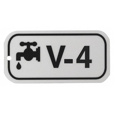 Brady 105667 - Lockout Tag, None/ No Header, Polypropylene, 3 in Width, 1 1/2 in Height, Write On Surface: No ,5 PK