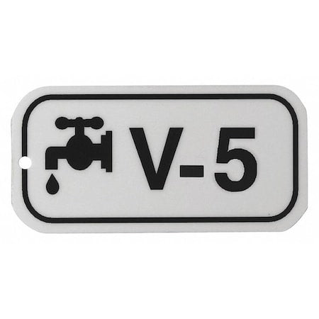 Brady 105708 - Lockout Tag, None/ No Header, Polypropylene, 3 in Width, 1 1/2 in Height, Write On Surface: No