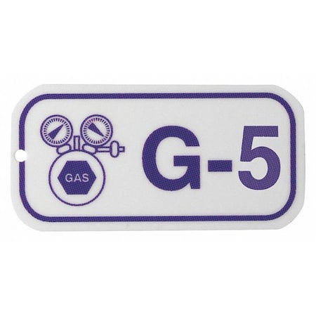 Brady 105673 - Lockout Tag, None/ No Header, Polypropylene, 3 in Width, 1 1/2 in Height, Write On Surface: No ,5 PK