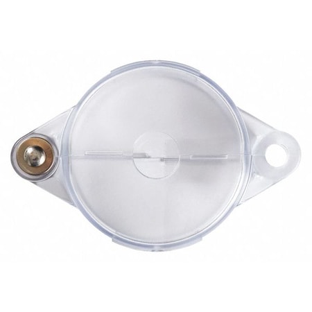Brady 145581 - Gate Valve Lockout,Clear,1-3/8" H x 3" L