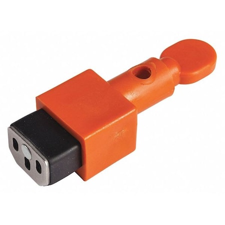 Brady 148081 - Plug Lockout,1-1/4" W,Nylon,3-7/16" L