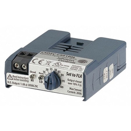 Johnson Controls CSDSC-C50100L0 - Current Sensing Relay,0.50 A,Self Powered