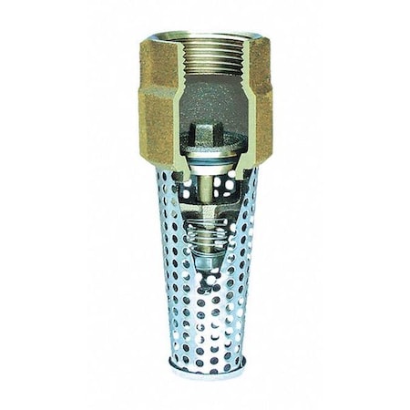 Simmons 453SB - Foot Valve,1" Size,NPT,1-3/4" L,1-3/4" W