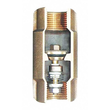 Simmons 505SB - 1-1/2" NPT Bronze Spring Check Valve