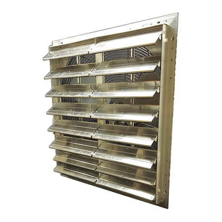 Dayton 484X49 - Shutter Mount Exhaust Fan, 30", 1 Speed, 5090 cfm, 115 V