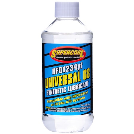 Supercool 48663-8 - AC Refrigerants and Lubricant,8 oz,Clear