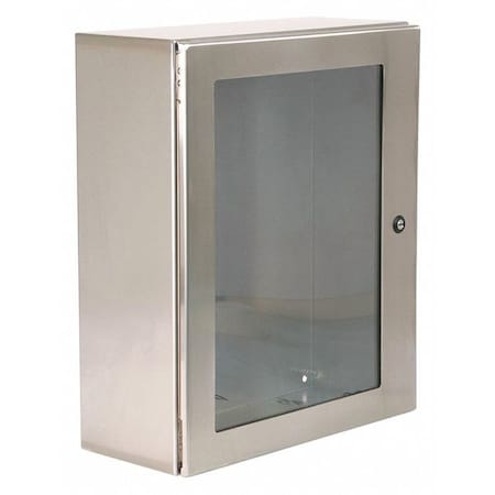 Wiegmann N412242006WSSC - 1/4 Turn Latch Electrical Enclosures, 24 in H, 6 in D, 20 in W, 12, 13, 3 R, 4, 4 X